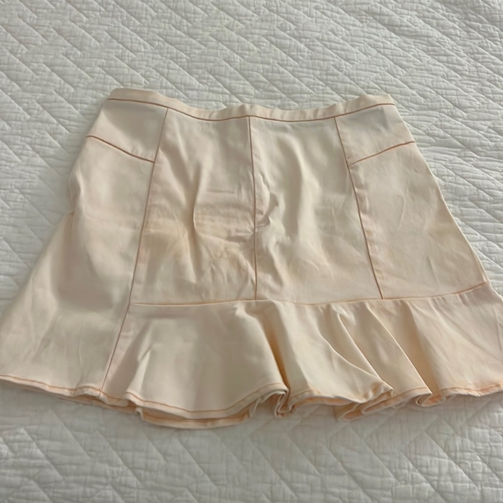 Camila women trumpet ruffled mini skirt